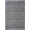 Safavieh 5 x 8 ft. Cedar Brook Rectangle Hand-Loomed Rug Black & Ivory CDR711Z-5 - alternate 1